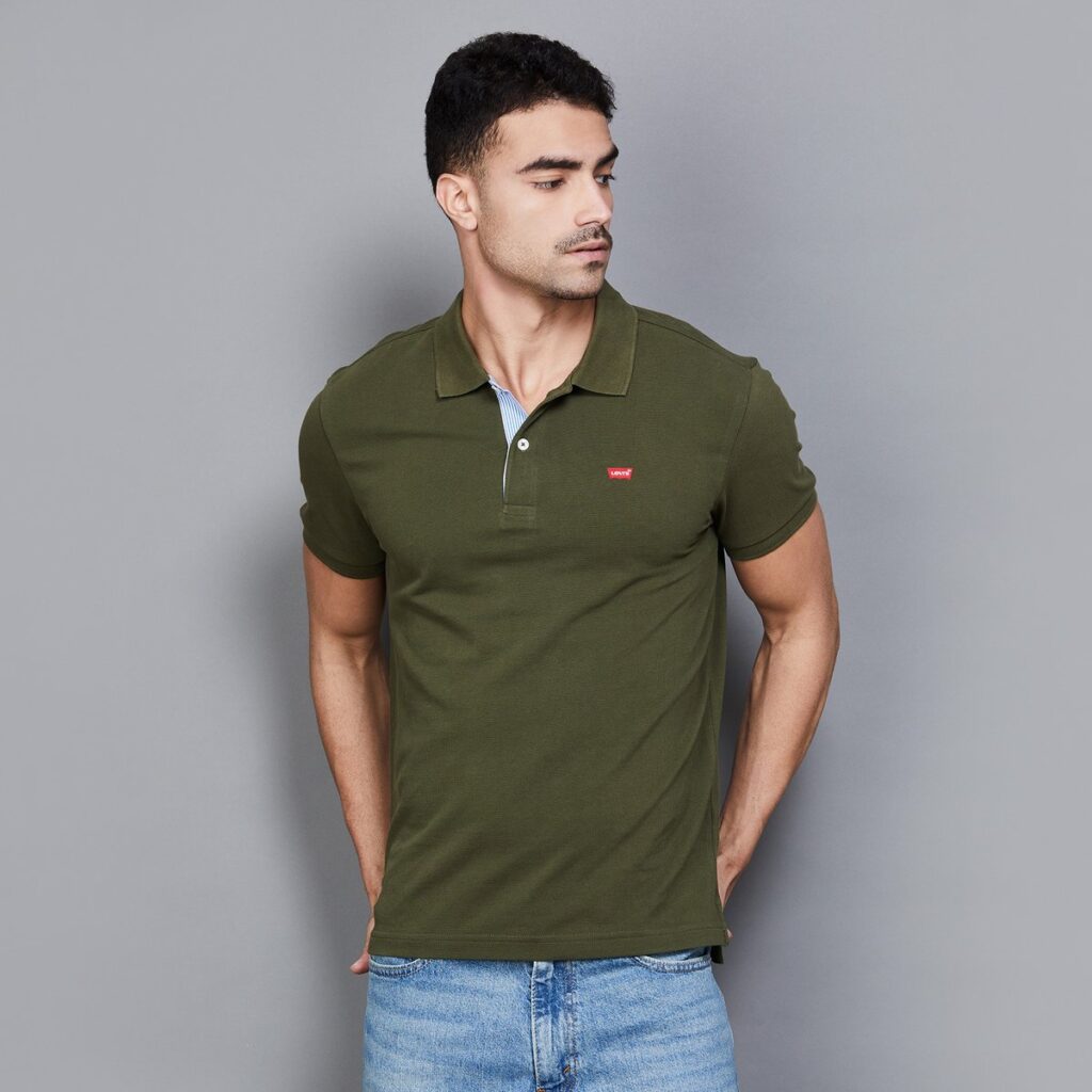 Solid Polo T-shirt