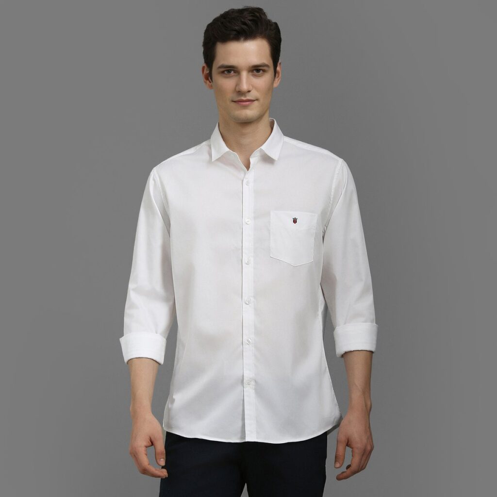 Solid Slim Fit Shirt
