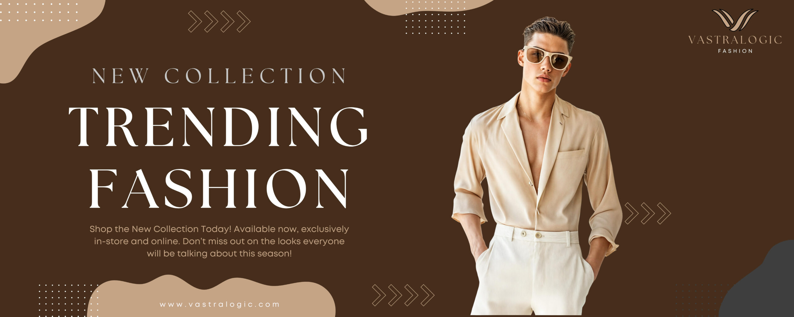 Black and White Luxury Fashion Store Banner